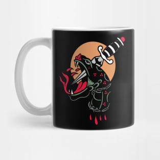 Knife and snake Mug